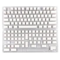 137PCS Keycaps CherryProfile PBT Minimalist White Keycaps for Mechanical Keyboard Minimalistic Blank Keycaps 1