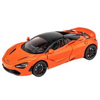 1/18 McLaren 720S Alloy Track Racing Car Model Diecasts Metal Sports Car Vehicles Model Sound Light Simulation Collection Kids Toys Gift