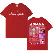 Singer Ariana Grandes Harajuku Album 2026 T Shirt Men Women T Shirts Pop Casual Short Sleeves Oversized Loose Tshrit Streetwear S