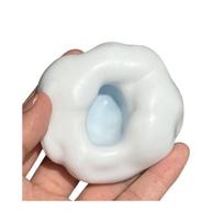 Shapeable Stress Ball Toy Anxiety Relief DIY Squeeze Ball Sensory Toy Portable Soft Stretchy Moldable Ball Pinch Fidget Toy Party Favors mėlyna