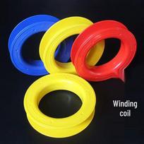 Patvarus aitvaro vyniotuvas: 15cm-25cm Rankos žiedas Fitneso ratas Priedas yellow