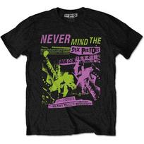 Rockoff Trade Men's Sex Pistols Japanese Poster T-Shirt, Black, Xx-Large M