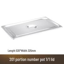 AVADEN Stainless Steel Gastronorm Pan with Lid
