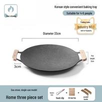 Maifan Stone Induction Grill Pan with Lid