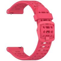 2pecs Silicone Strap For Garmin Vivoactive 5 4/Venu 3 2 Sq Sport Band HUAWEI GT5 4/Amazfit GTR/GTS 20mm 22mm Bracelet Wristband 1PCS 20MM raudona