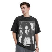 Obsessions Filmas 2026 Siaubo Išplauti Marškinėliai Streetwear Hip Hop Marškinėliai Viršūnės Vyrams Moterims 100% Medvilnė Oversize Vasaros 2XL