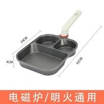 Titanium 3-in-1 Non-Stick Breakfast Pan, Egg Frying Pan, Household Multifunctional Egg Burger Frying Pan, Steak Skillet