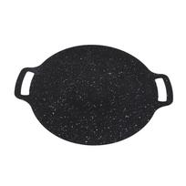 Side Handles Round Griddle Plate Round Frying Pan Portable Barbecue Grill Plate  Gas stove