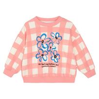 LUSON Girls' Chrysanthemum Print Long-Sleeve Sweatshirt 110