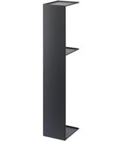 Yamazaki Slim Tualeto W13 x D17 x Bokštelis Tualetinio Popieriaus Laikiklis 3510, Juodas, Apytiksliai. H70.5cm, Serija, Lentyna, juoda