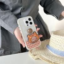 Cartoon ring buckle 3-in-1 colorful for Apple 16/15iphone13/XR/MAX Huawei mobile phone case apple 11