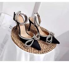 Large42 Women Sandals Sexy Thin High Heels Open Toe  Dancing Shoes Summer Ballroom Dance Woman Designer Sandals 37 juoda