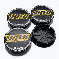 DBS3  4pcs VOLK Racing Logo Emblem Car Wheel Center Caps OD 48MM 42MM Wheels Hub Cap Rays Badge Rim Hubcaps Dust Cover Car Accessories VOLK Badge&4pcs Wheel Caps