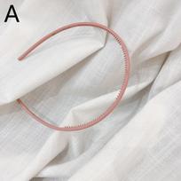 Moterys, merginos, neslystantys plaukų lankeliai, galvos apdangalai, madingi plastikiniai ploni galvos apdangalai, dervos spalvos plaukų juostelės, matinių plaukų aksesuarai 1PC rožinė