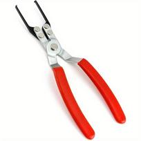 Relay Puller Plier, 9-1/16  Long 3-3/4  Maximum Opening Auto Metal Relay and Fuse Remover Tool raudona