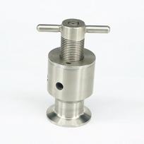 1,5  Tri Clamp 0,5-5 Bar Reguliuojamas apsauginis vožtuvas nuo perteklinio slėgio Sanitarinis SUS304