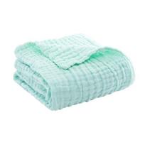 Muslino antklodė Vasarinė sofa Mėtoma Kvėpuojanti Vientisos spalvos Muslino vystyklas Miela antklodė lovai, sofai, kelionėms, atostogoms 25cm white