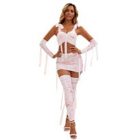 Girls Halloween Mummy Costume Party Cosplay Clothes Stage Costumes Women's Clothing M