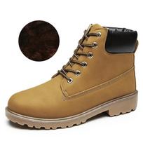 Winter Men's Waterproof Snow Boots with Fur Plush Warm Ankle Boots Outdoor Lace Up Anti-slip Sneakers Casual Shoes Plus Size 46 39