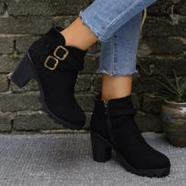 Women High Heels Boots  Winter New Sexy Fashion Platform Boots Outdoor Comfortable Shoes for Women Ankle Boots for Women 35