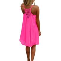 Sexy Women Summer Casual Sleeveless Evening Party Beach Dress Short Mini Dress Asian XL(US L(12) UK 14  AU 16)