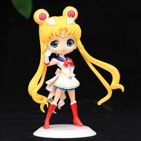 23cm Anime Sailor Moon Veiksmo Figūrėlė Lėlė Princess Serenity Torto Papuošalai Kolekcija PVC Tsukino Usagi Figūrėlės Modelis Žaislai Dovanos