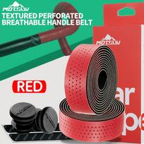 Breathable Bike Handlebar Tape PU+EVA With 2 Plugs Durable Bicycle Handle Belt Straps