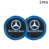 Automobilio LED apšviečiamas puodelio padėkliukas Atmosferiniai žibintai Padėkliukas Mercedes Benz C260 W204 W205 W211 W212 W190 Automobilio Aksesuarai