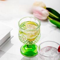 Spalvotas deimantinis vyno taurė, Ins aukštos vertės namų apyvokos prancūziškas taurė, šampano taurė, vyno taurė gėrimams 200ml