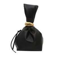 Niche design personalized small bag women's autumn and winter new retro folds simple and beautiful bucket bag juoda