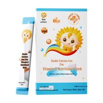 Little Sunflower Kids' Vitamin D3 Calcium Iron Zinc Oral Solution 10ml x 10 Strips x 3 Boxes