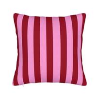 Contemporary Raspberry Red Pink Striped Square Pillow Covers Stripe Bedspread For Sofa Bed Calming Neutral Decor In Burgundy Peach skin 18*18(CM)-1Pcs