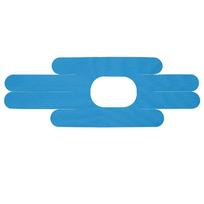 Waterproof Kinesiology Tape Breathable Precut Athletic Sports Tape Pain Relief Therapeutic Recovery Muscle Support Tape mėlyna