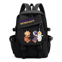 Moondrop Sundrop Game Merchandise Cartoon Print Student Bag Outdoor Leisure Large Capacity Backpack One size white