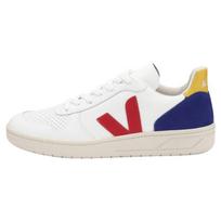VEJA V 10 žemi drobės batai Unisex Mėlyni Raudoni VX021960 45