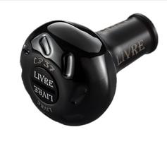 LIVRE 11511 EP37 B Series Custom Titanium Knob for Shimano Daiwa Reels All & (Single Unit, Black) E37KB-1