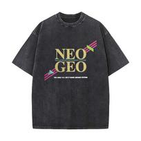 AES T Shirt For Men  Cotton Leisure TShirts O Neck Neo Geo Snk Tee Shirt Classic Short Sleeve Clothes S įvairiaspalvis