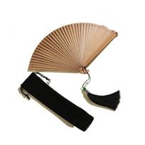 Mažas juodas klasikinis rankų darbo sulankstomas nešiojamas ornamentas bambukinis vėduoklis kimono vėduoklis šokio vėduoklis 16cm ruda