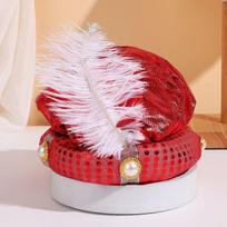 Head Wraps Indian Cap Headpiece Performance Props Sultan Turban Hats Role Playing Fancy Dress Arab Headwear Men and Women