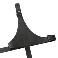 Punk Women Waist Harness PU Leather Body Suspender Personality One-shoulder Strap Belt  Skirt juoda