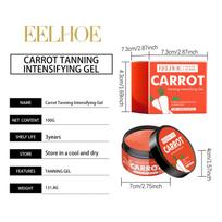 Eelhoe Carrot Tanning Intensifying Gel Self Tan Evenly Skin Tone To Create Healthy Wheat Skin Long-Lasting Blackening Care Cream