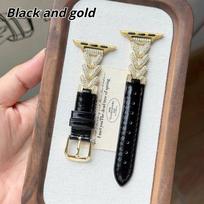 Diamond Leather Watch Straps For Apple Watch Ultra 49mm Metal Bracelet 45 44 41 38 40 42 46mm Women Wristband for iWatch S11 10 9 8 SE3 Correa 38mm 40mm 41mm juoda