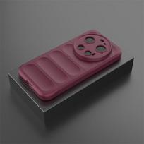 For Xiaomi 17 Ultra Case Silicone Liquid Shockproof Case Xiaomi 17 Ultra Cover TPU Rubber Protector Cover Xiaomi 17 Ultra Case Xiaomi 17 Ultra tamsiai violetine spalva