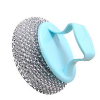 Stainless Steel Sponges with Handle Kitchen Pot Pan Dishes Cleaning Brush Wire   Scrubber