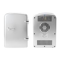 Fridge 36W 4L 6cans Capacity Portable Travel Car Refrigerator Cooler and Warmer Low Noise with  12V Car Adapter for Skincare Snacks