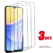 3 vnt., 3 vnt., skirta Samsung Galaxy A15 A05 A05S A25 A35 A55 A04 A04E A04S A14 4G 5G A24 A54 A34 grūdinto stiklo stiklo pilnai klijuojama skaidri ekrano apsauga Samsung Galaxy A55 balta