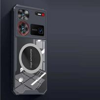 Vėsinantis Šilumą Išsklaidantis Skaidrus Telefono Dėklas ZTE nubia Z60 Ultra Z50S Pro Skirtas Magsafe Magnetinis Magsafing Dangtelis Nubia Z50 Ultra Z30 Z40S Pro For Nubia Z60 Ultra juoda