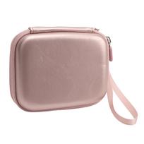 Camera Protective Bag PU Leather Digital Camera Hard Case for Mini EVO Link Liplay Blush Gold auksas