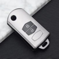 For Mazda Demio 2 3 5 6 M3 M5 M6 CX-5 CX7 CX9 RX8 MX5 MPV 2 Buttons Car Key Case Cover Keyless Remote Fob Shell Skin Protector