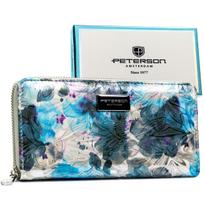 Women's wallet leather+PU PTN PX25-1-NPK-4634 Blue